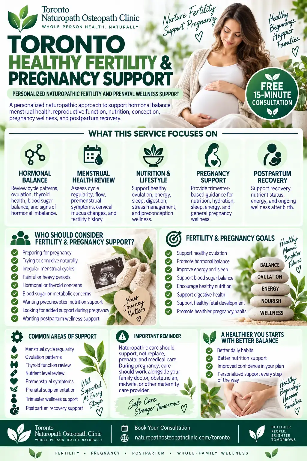 infographic naturopathic fertility pregnancy support